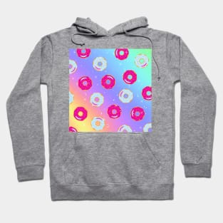 Doughnut Print Hoodie